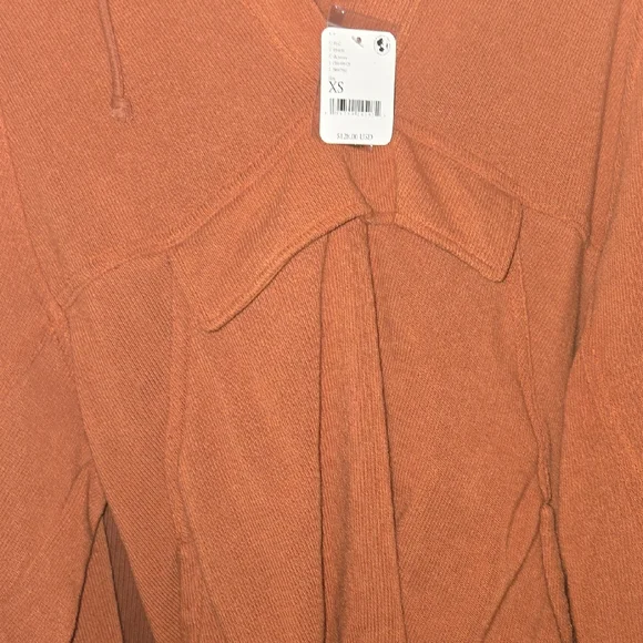 NWT Free People Orange Sweater And Pants-FP BEACH XS - Picture 3 of 8